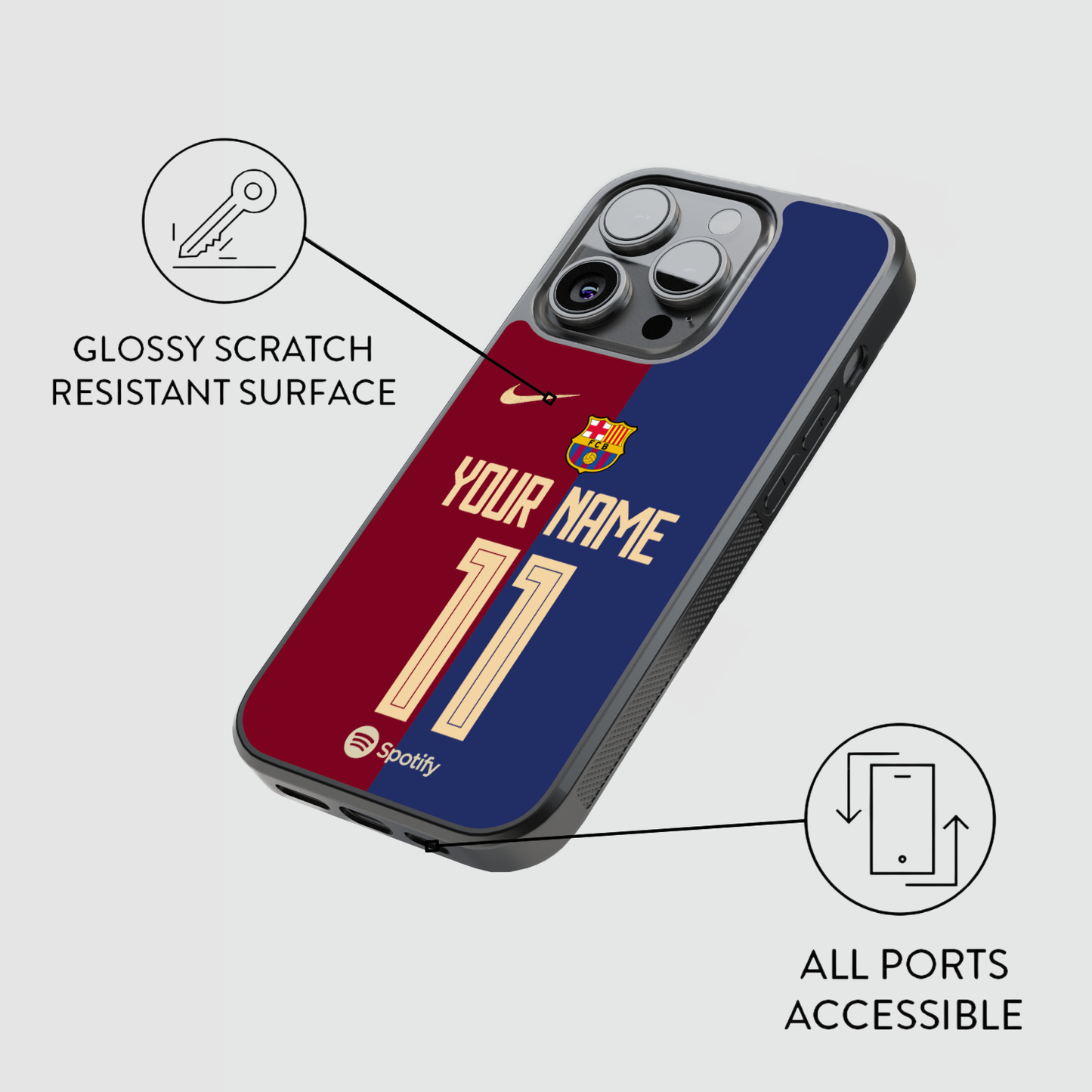 Barcelona – Home Kit 24/25 – Custom Edition