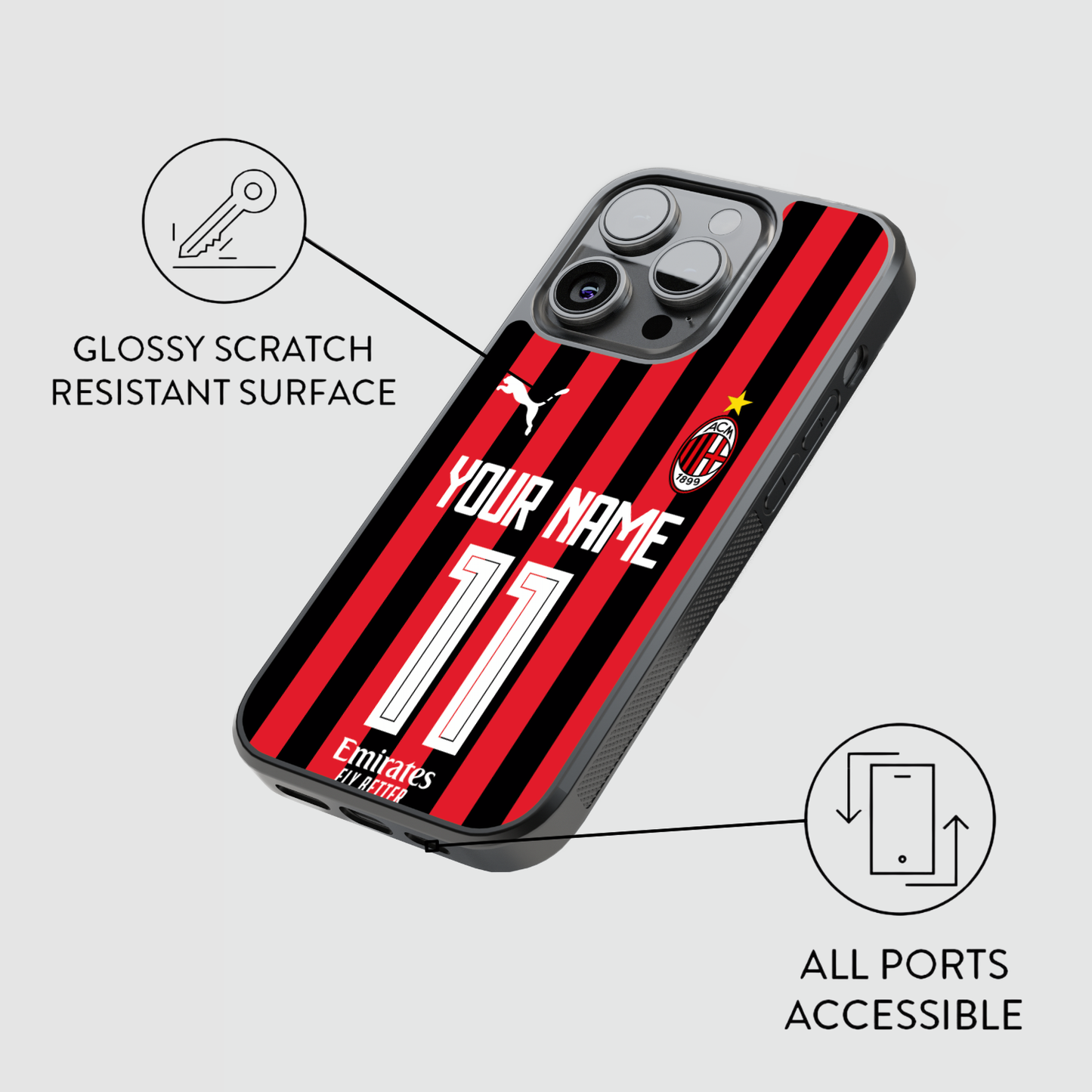 AC Milan - Home Kit 24/25 - Custom Edition V1