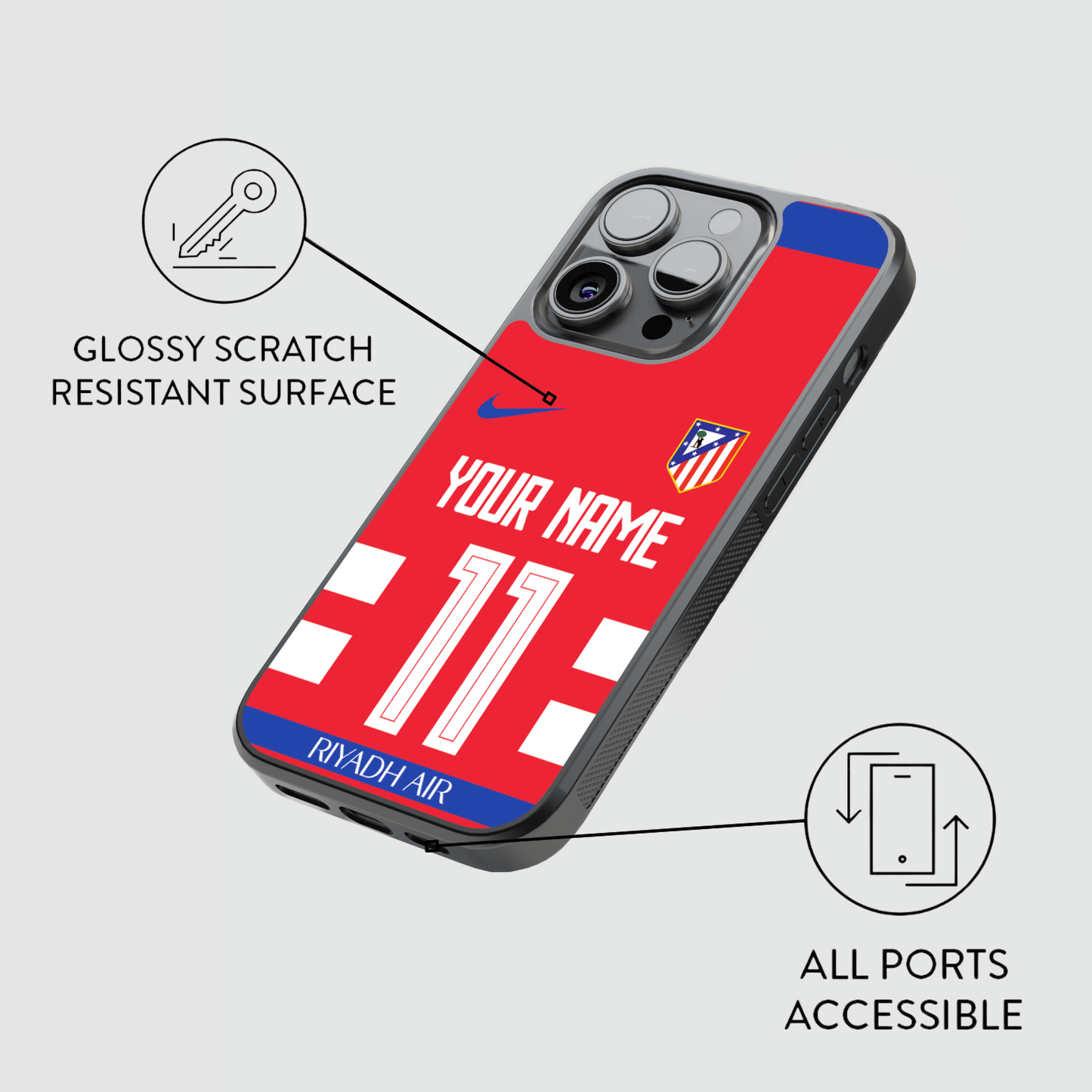 Atlético Madrid - Home Kit 24/25 - Custom Edition